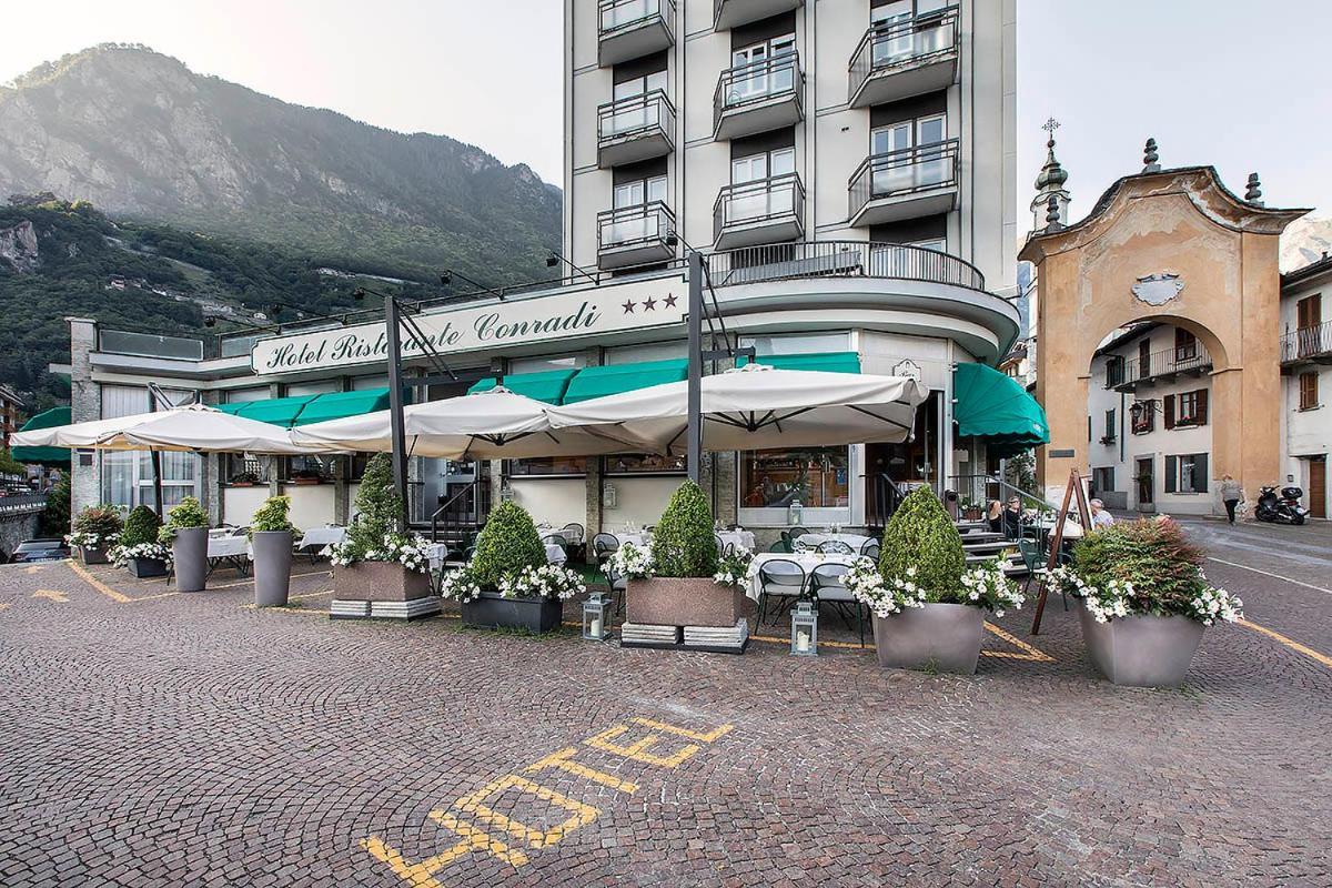 Hotel Conradi Chiavenna Dış mekan fotoğraf