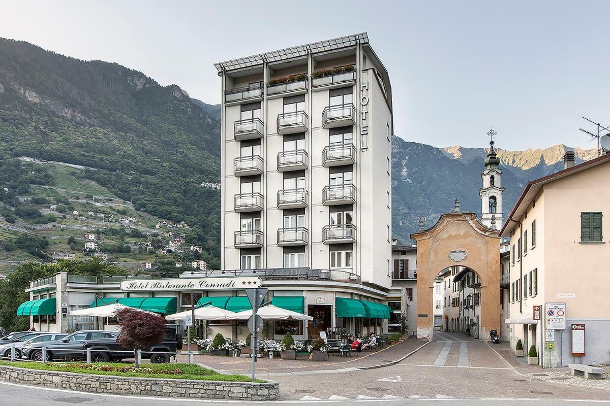 Hotel Conradi Chiavenna Dış mekan fotoğraf